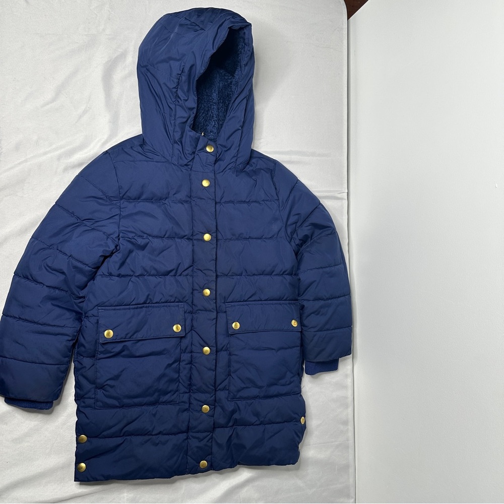 Crewcuts by J.Crew Navy Puffer Coat Youth Medium (10–12)